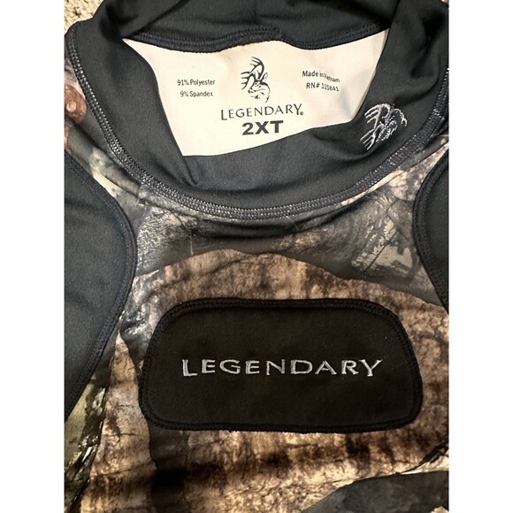 Legendary Camo Hunting Mens Mossy Oak 2XT Pullover Tree-Stand Whitetails Padded - Picture 8 of 11